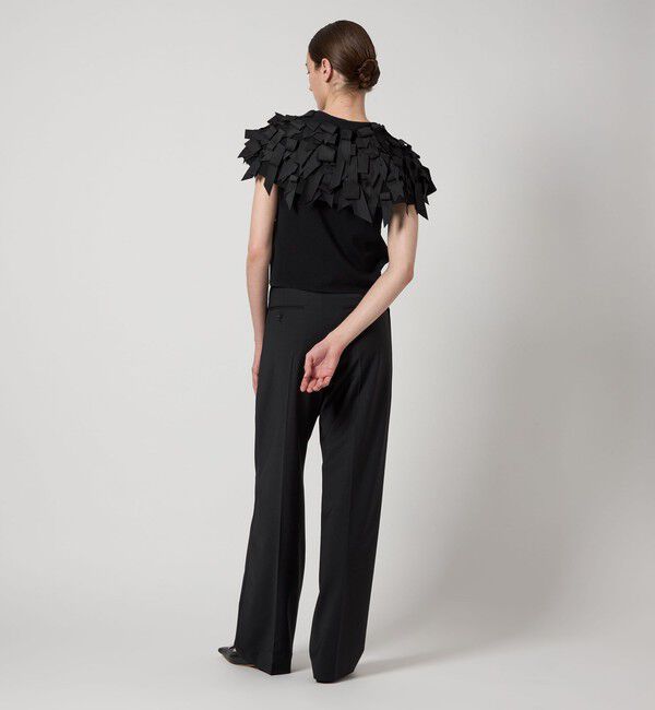 AEWEN MATOPH「＜AEWEN MATOPH＞リボンテープ ノースリーブ ニット」|ニット・セーター|