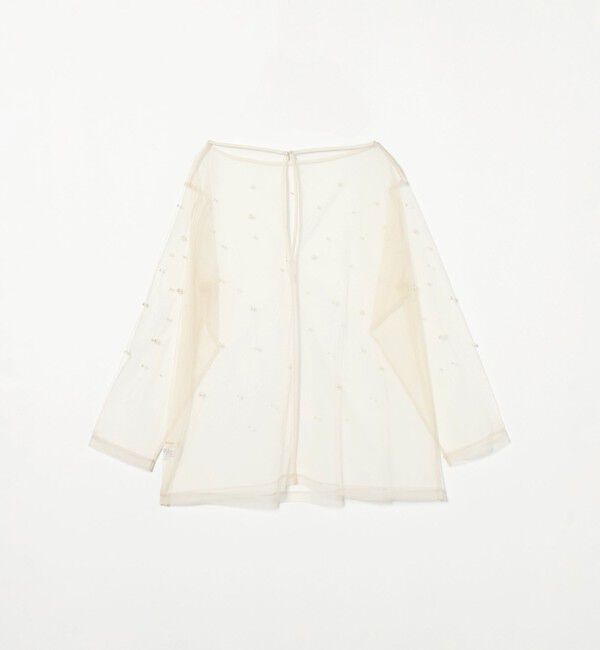 AEWEN MATOPH「＜AEWEN MATOPH＞チュール イミテーションパール ブラウス」|シャツ・ブラウス|