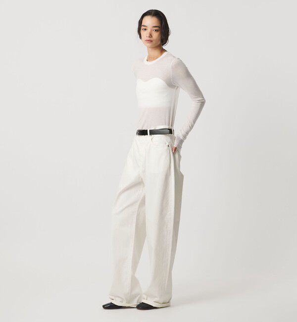 AEWEN MATOPH「＜AEWEN MATOPH＞デニムカーブパンツ」|デニム|