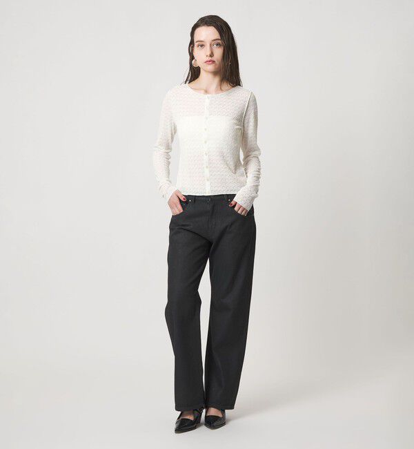 ASTRAET「＜ASTRAET＞レース カットソーカーディガン」|カーディガン|