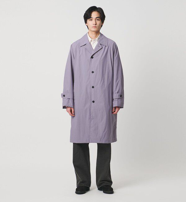 UNITED ARROWS「ナイロン/タフタ ウィンドウ マック コート 撥水」|ステンカラーコート|