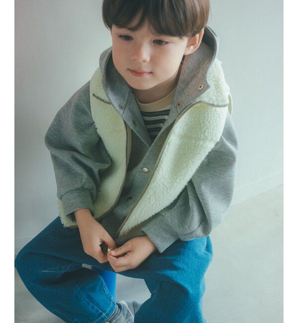 UNITED ARROWS green label relaxing「ダンボール フード ハオリ / パーカー / キッズ  100cm-160cm」|パーカー|