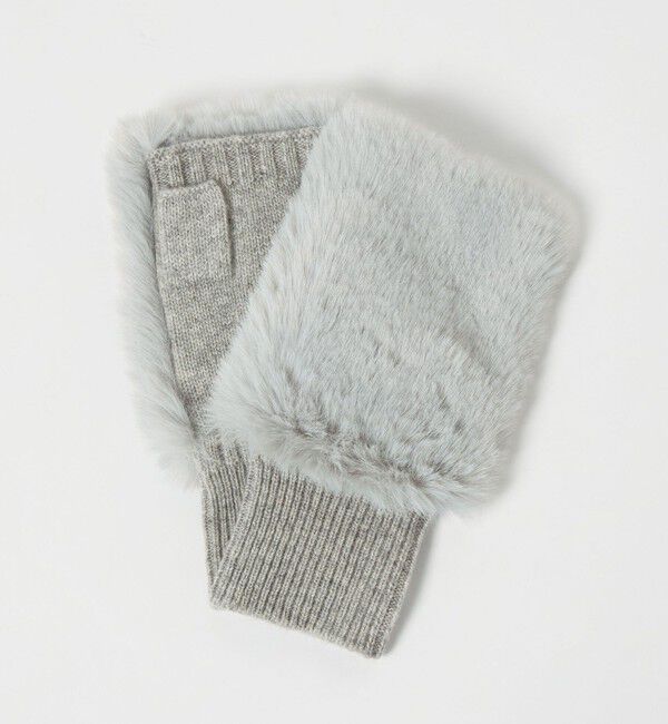 UNITED ARROWS green label relaxing「＜VINCENT PRADIER＞ファーライク グローブ」|手袋|