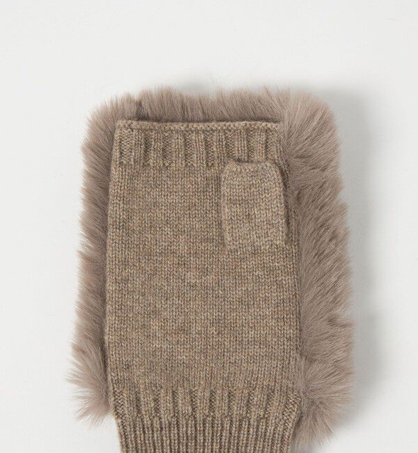 UNITED ARROWS green label relaxing「＜VINCENT PRADIER＞ファーライク グローブ」|手袋|