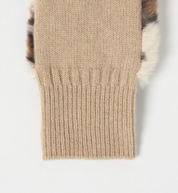 UNITED ARROWS green label relaxing「＜VINCENT PRADIER＞ファーライク グローブ」|手袋|