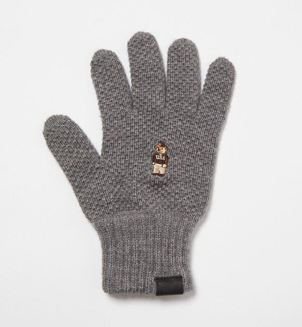 UNITED ARROWS green label relaxing「【別注】＜INFIELDER DESIGN＞ベアー ニット グローブ -タッチスクリーン-」|手袋|