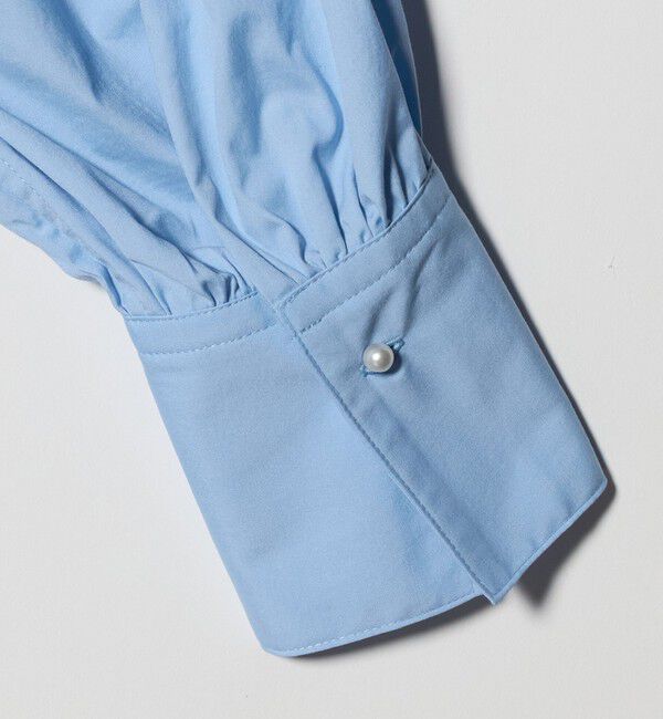 UNITED ARROWS green label relaxing「フェイクパールボタン シャツ」|シャツ・ブラウス|