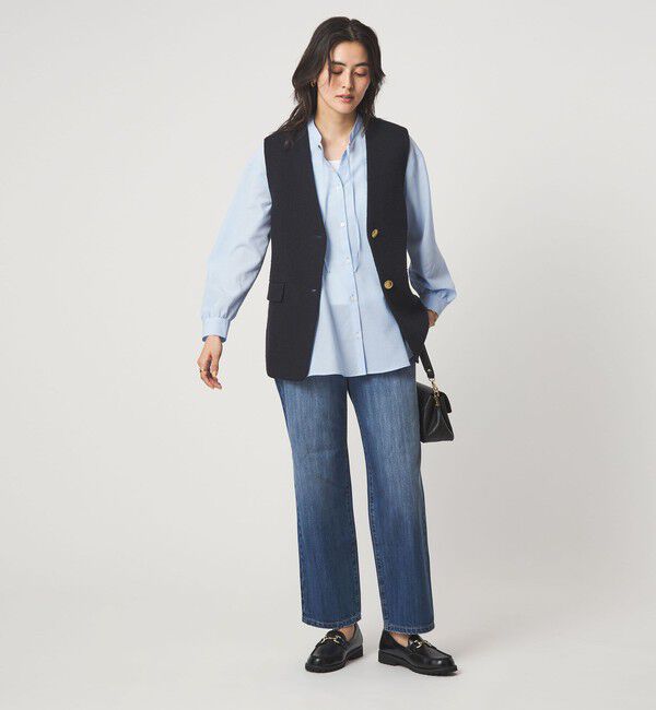 UNITED ARROWS green label relaxing「［size SHORTあり］ミルフィーユ フレア ブラウス」|シャツ・ブラウス|