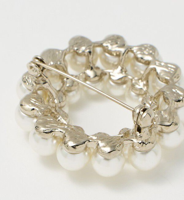 UNITED ARROWS green label relaxing「【WEB限定】サークル ブローチ」|ブローチ・コサージュ|