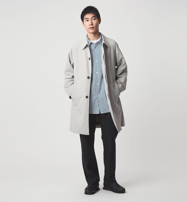 UNITED ARROWS green label relaxing「ナイロンオックス ステンカラーコート ‐撥水‐」|ステンカラーコート|