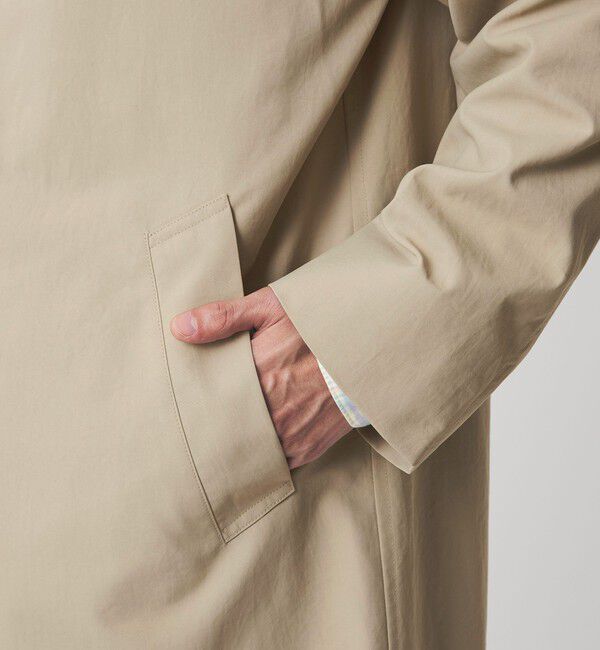 UNITED ARROWS green label relaxing「ナイロンオックス ステンカラーコート ‐撥水‐」|ステンカラーコート|