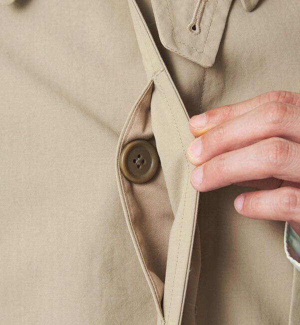 UNITED ARROWS green label relaxing「ナイロンオックス ステンカラーコート ‐撥水‐」|ステンカラーコート|