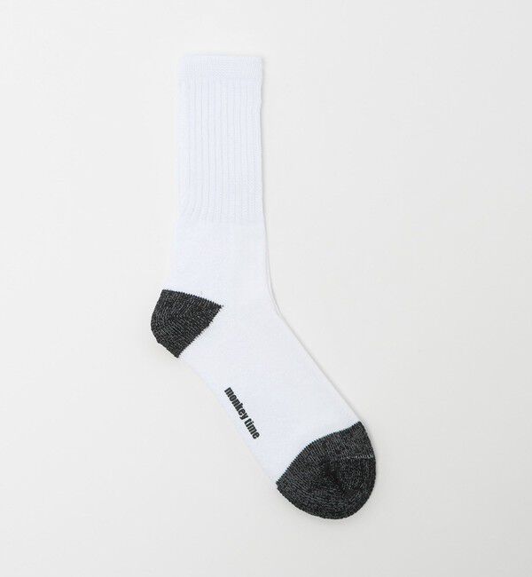 MONKEY TIME「ルーズ リブ ソックス」|ソックス|WHITE