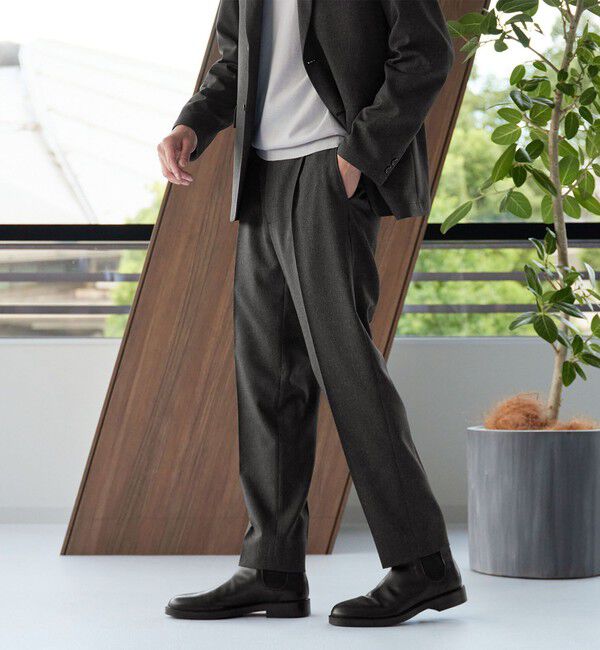 BEAUTY&YOUTH UNITED ARROWS「【WEB限定 WARDROBE SMART】LANATEC リラックス セットアップ/ジャケット＆イージーパンツ」|スーツ|