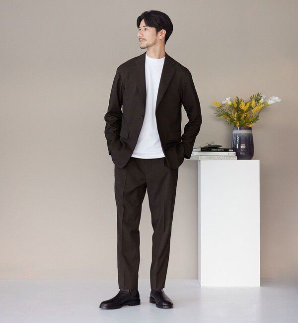 BEAUTY&YOUTH UNITED ARROWS「【WEB限定 WARDROBE SMART】LANATEC リラックス セットアップ/ジャケット＆イージーパンツ」|スーツ|