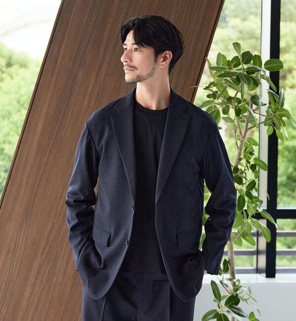 BEAUTY&YOUTH UNITED ARROWS「【WEB限定 WARDROBE SMART】LANATEC リラックス セットアップ/ジャケット＆イージーパンツ」|スーツ|