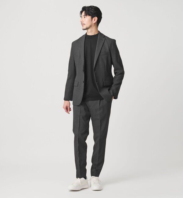 BEAUTY&YOUTH UNITED ARROWS「【WEB限定 WARDROBE SMART】LANATEC OX セットアップ/背抜きジャケット＆イージーパンツ」|スーツ|