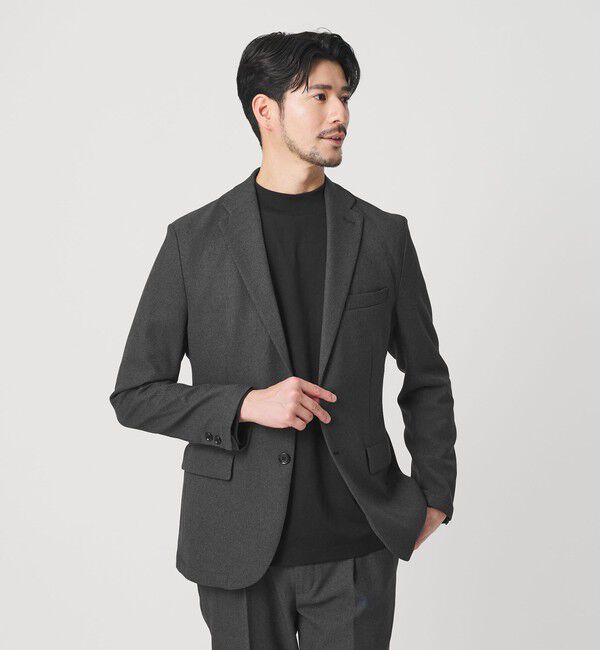 BEAUTY&YOUTH UNITED ARROWS「【WEB限定 WARDROBE SMART】LANATEC OX セットアップ/背抜きジャケット＆イージーパンツ」|スーツ|