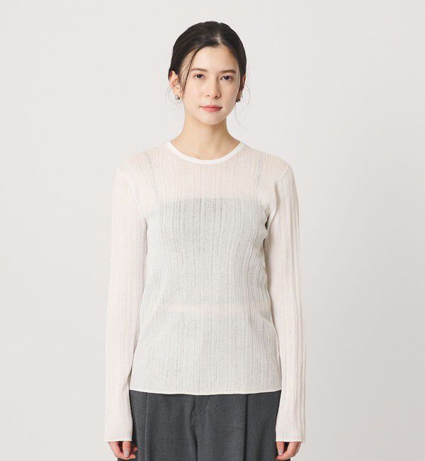 BEAUTY&YOUTH UNITED ARROWS「ランダムリブ ニットプルオーバー ウォッシャブル」|ニット・セーター|