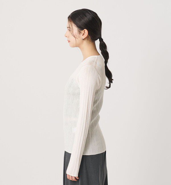 BEAUTY&YOUTH UNITED ARROWS「ランダムリブ ニットプルオーバー ウォッシャブル」|ニット・セーター|