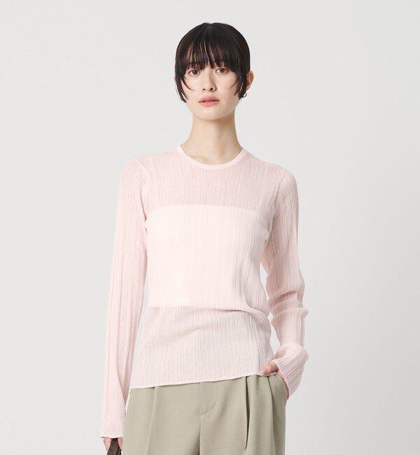 BEAUTY&YOUTH UNITED ARROWS「ランダムリブ ニットプルオーバー ウォッシャブル」|ニット・セーター|