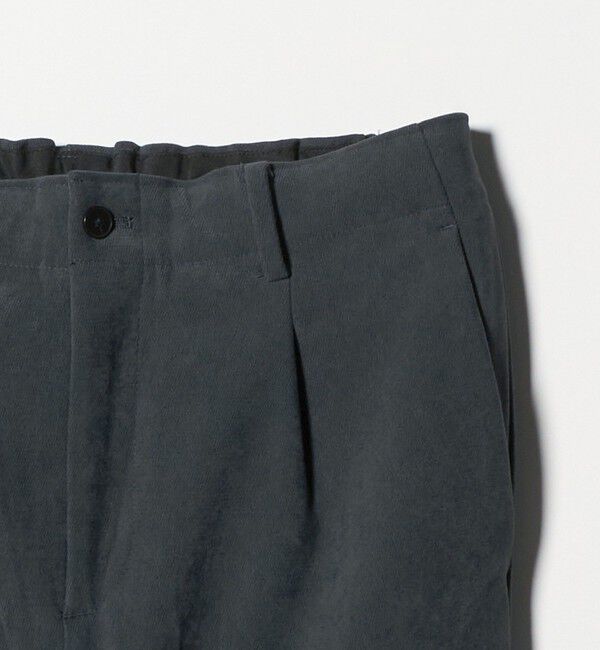 BEAUTY&YOUTH UNITED ARROWS「ブラッシュド ツイル ワンプリーツ テーパード イージーパンツ NO.5 セットアップ対応可能」|チノ|