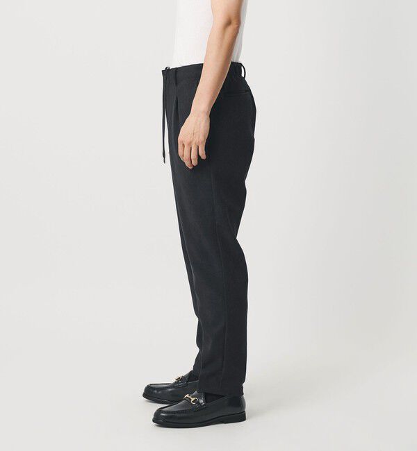 BEAUTY&YOUTH UNITED ARROWS「ブラッシュド ツイル ワンプリーツ テーパード イージーパンツ NO.5 セットアップ対応可能」|チノ|
