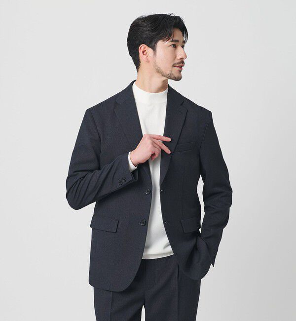 BEAUTY&YOUTH UNITED ARROWS「【WEB限定 WARDROBE SMART】LANATEC コンフォート セットアップ/ジャケット＆イージーパンツ」|スーツ|