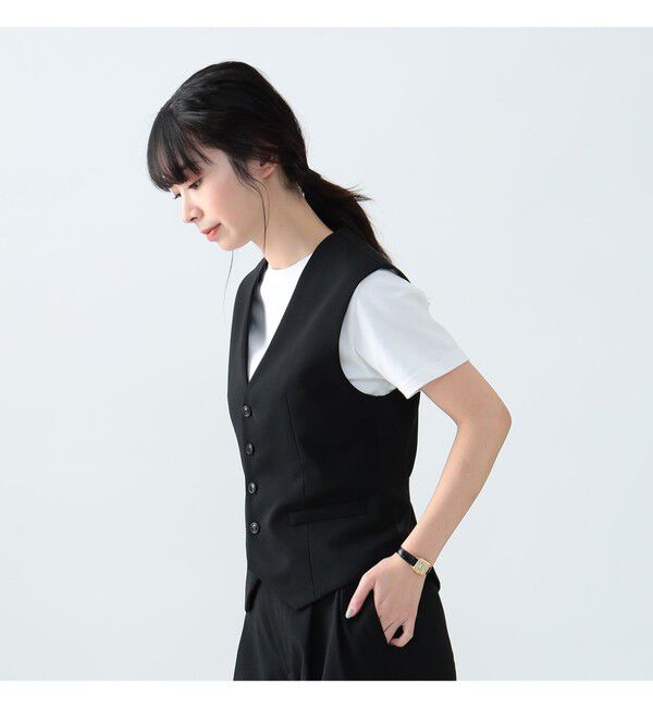Demi-Luxe BEAMS 「AK+1 / スーパーブラック ベスト」|ダウン|