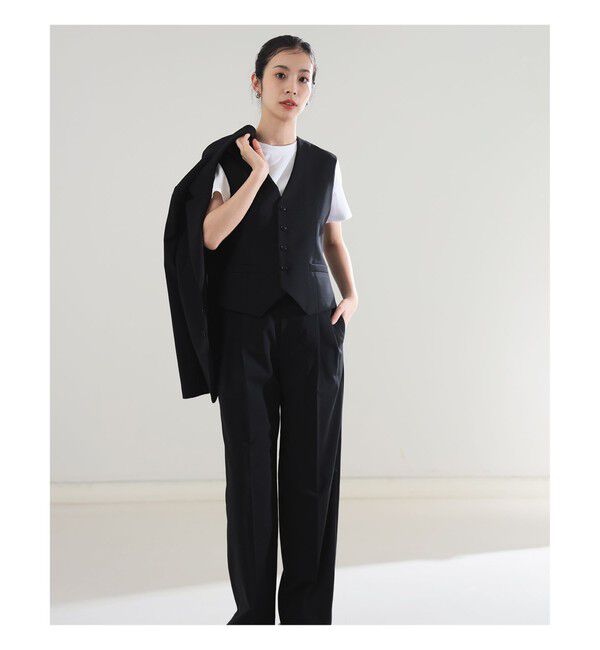 Demi-Luxe BEAMS 「AK+1 / スーパーブラック ベスト」|ダウン|