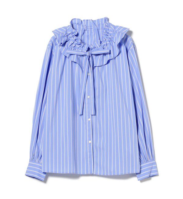 Ray BEAMS 「フリルカラー リボン ブラウス」|シャツ・ブラウス|