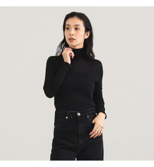 Demi-Luxe BEAMS 「フライス タートルネックプルオーバー」|Tシャツ・カットソー|