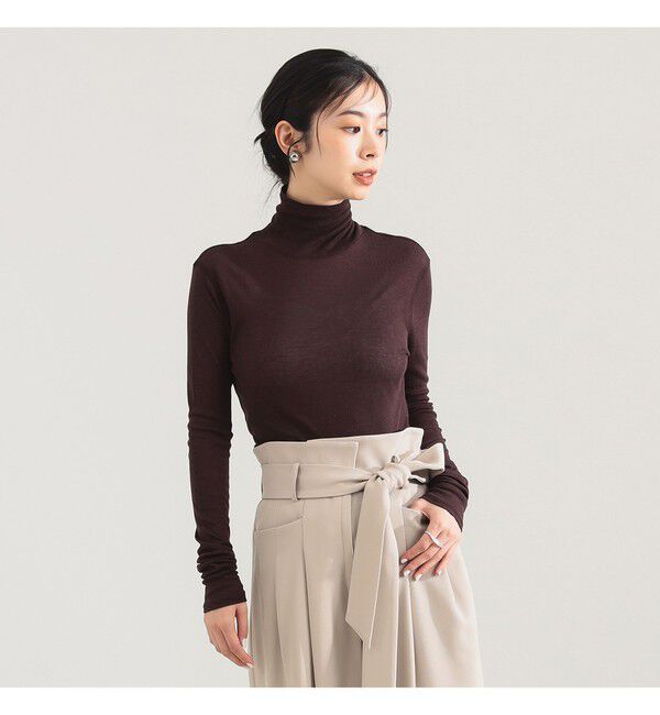 Demi-Luxe BEAMS 「フライス タートルネックプルオーバー」|Tシャツ・カットソー|CHIANTHI
