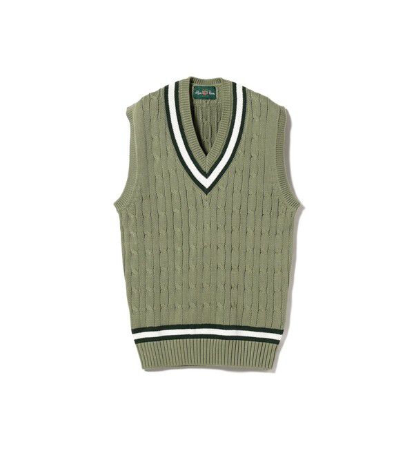 BEAMS PLUS「 ALAN PAINE / 別注 Cotton Criket Vest」|ニット・セーター|