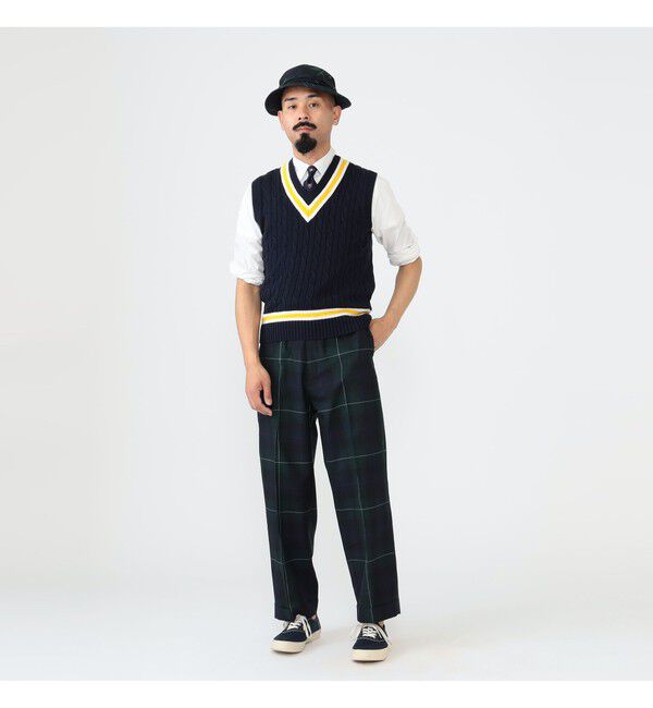BEAMS PLUS「 ALAN PAINE / 別注 Cotton Criket Vest」|ニット・セーター|