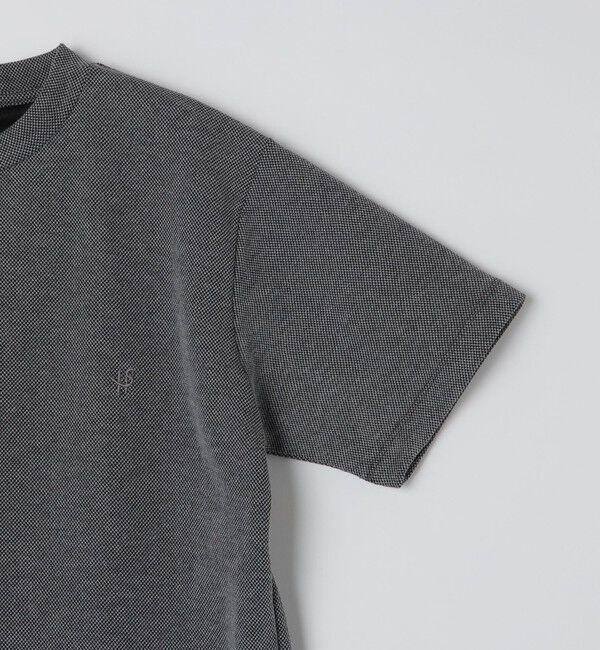 SHIPS「【WEB限定】SHIPS: ワンポイント ロゴ バーズアイ Tシャツ 24SS」|Tシャツ・カットソー|