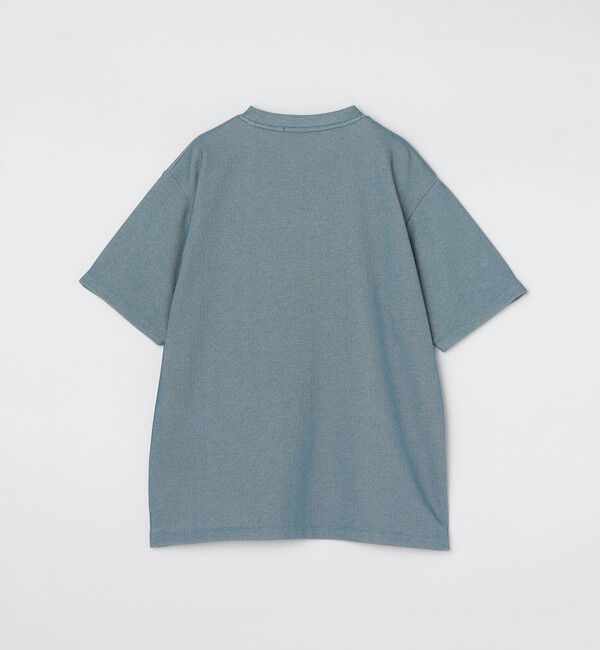 SHIPS「【WEB限定】SHIPS: ワンポイント ロゴ バーズアイ Tシャツ 24SS」|Tシャツ・カットソー|