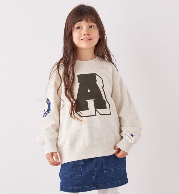 SHIPS any「【SHIPS any別注】 Champion: テニスクラブ クルーネック スウェット 〈KIDS〉◇」|スウェット・ジャージ|