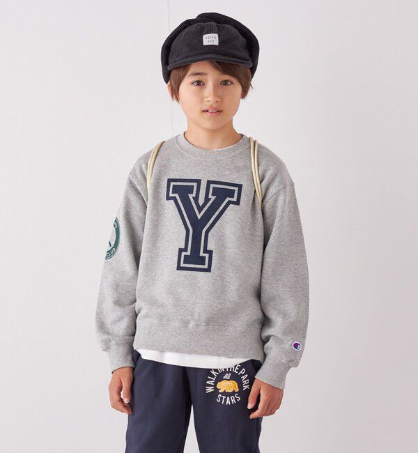 SHIPS any「【SHIPS any別注】 Champion: テニスクラブ クルーネック スウェット 〈KIDS〉◇」|スウェット・ジャージ|