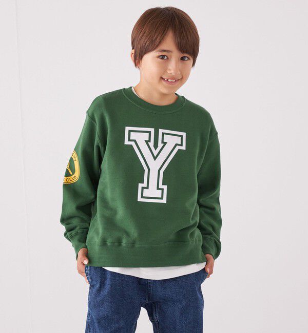 SHIPS any「【SHIPS any別注】 Champion: テニスクラブ クルーネック スウェット 〈KIDS〉◇」|スウェット・ジャージ|