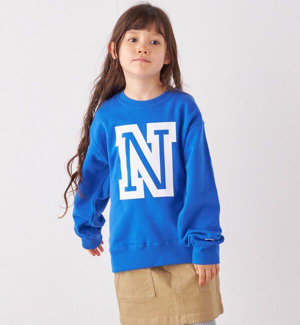 SHIPS any「【SHIPS any別注】 Champion: テニスクラブ クルーネック スウェット 〈KIDS〉◇」|スウェット・ジャージ|ブルー