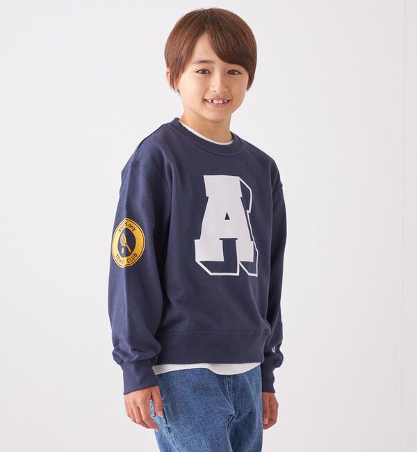 SHIPS any「【SHIPS any別注】 Champion: テニスクラブ クルーネック スウェット 〈KIDS〉◇」|スウェット・ジャージ|