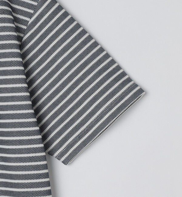 SHIPS「【WEB限定】SHIPS: ワンポイント ロゴ バーズアイ ヘンリーネック Tシャツ 24SS」|Tシャツ・カットソー|