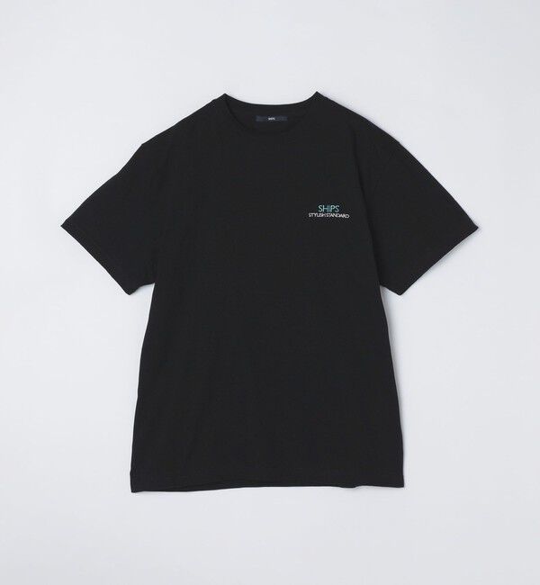 SHIPS「【WEB限定】SHIPS: STYLISH STANDARD ロゴ 刺繍 Tシャツ」|Tシャツ・カットソー|
