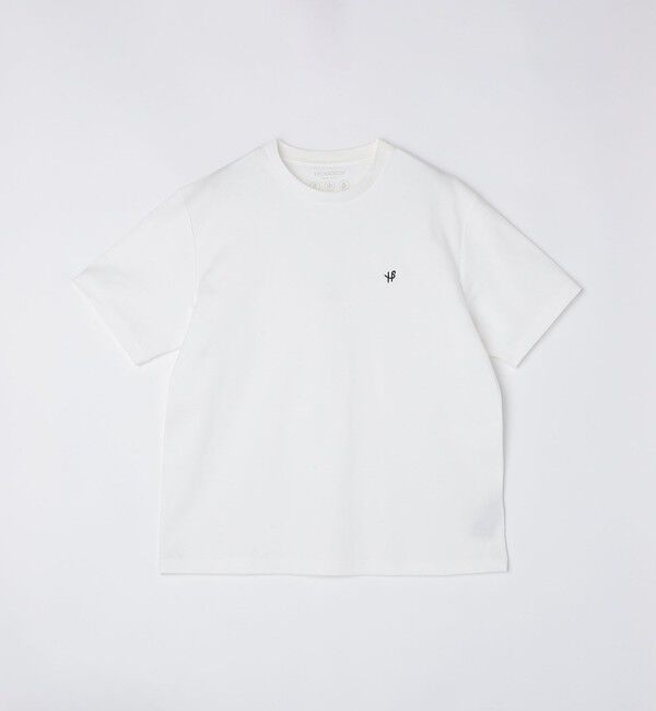 SHIPS「【WEB限定】SHIPS:〈接触冷感・吸水速乾等〉STORATECH(TM）ワンポイントロゴ スムース Tシャツ」|Tシャツ・カットソー|