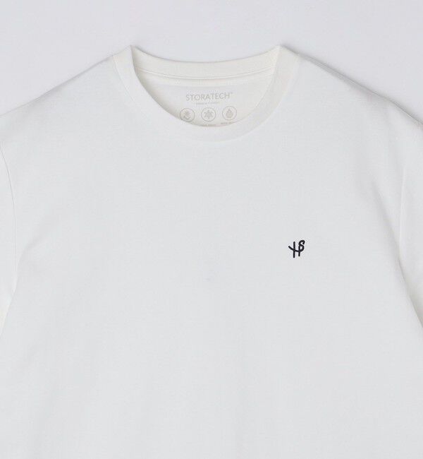 SHIPS「【WEB限定】SHIPS:〈接触冷感・吸水速乾等〉STORATECH(TM）ワンポイントロゴ スムース Tシャツ」|Tシャツ・カットソー|