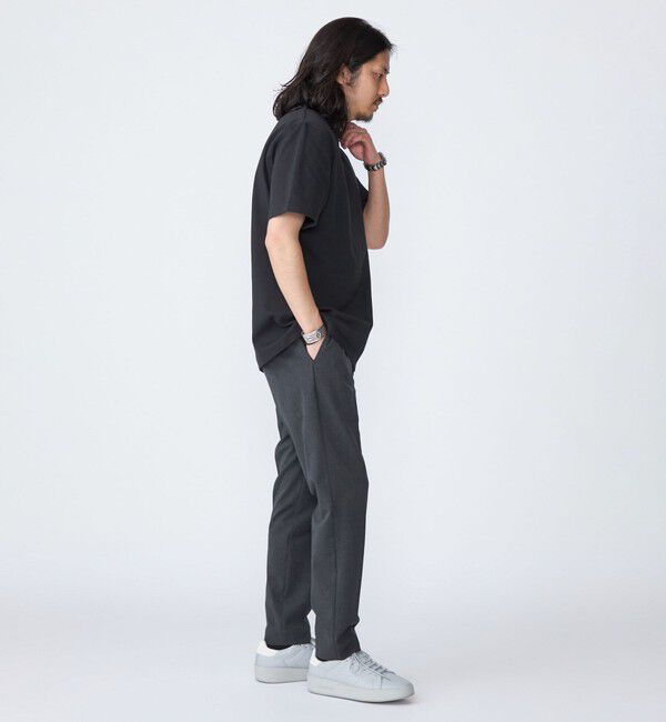 SHIPS「【WEB限定】SHIPS:〈接触冷感・吸水速乾等〉STORATECH(TM）ワンポイントロゴ スムース Tシャツ」|Tシャツ・カットソー|