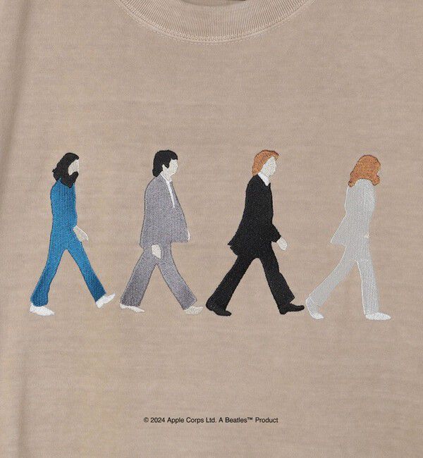 SHIPS「【WEB限定】SHIPS: THE BEATLES ヴィンテージライク エンブロイダリー Tシャツ」|Tシャツ・カットソー|