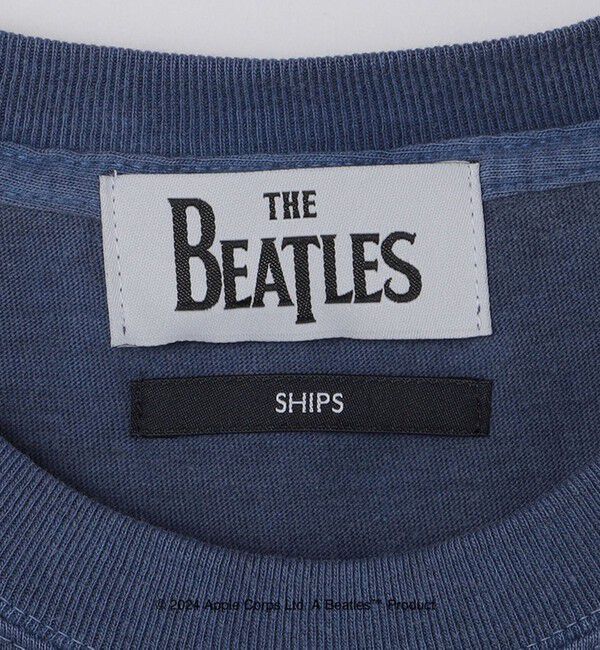 SHIPS「【WEB限定】SHIPS: THE BEATLES ヴィンテージライク エンブロイダリー Tシャツ」|Tシャツ・カットソー|