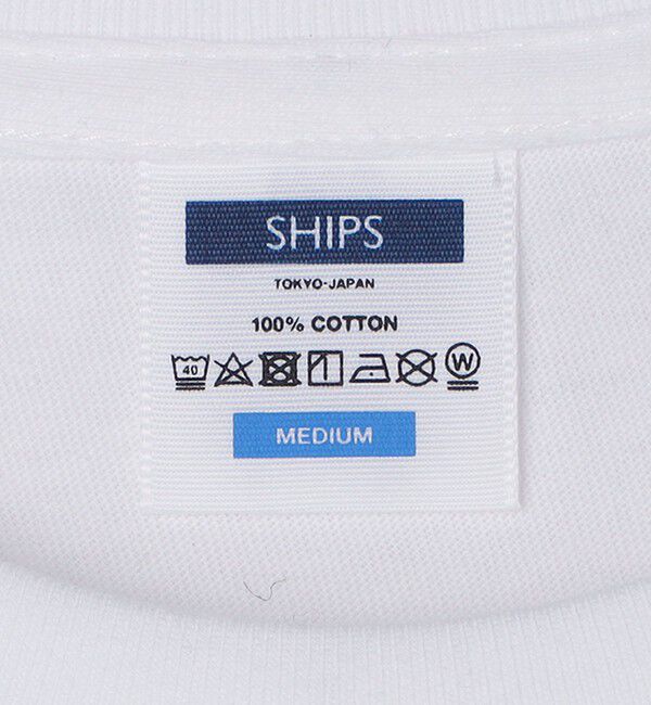 SHIPS「【WEB限定】SHIPS: SHIPSロゴ プリント ポケット Tシャツ」|Tシャツ・カットソー|